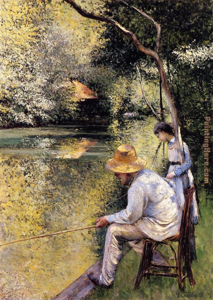 Gustave Caillebotte Fishing